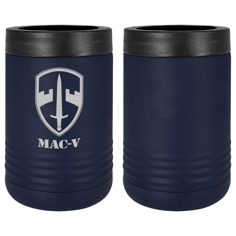 Army Mac-V Laser Engraved Beverage Holder Mugs 
