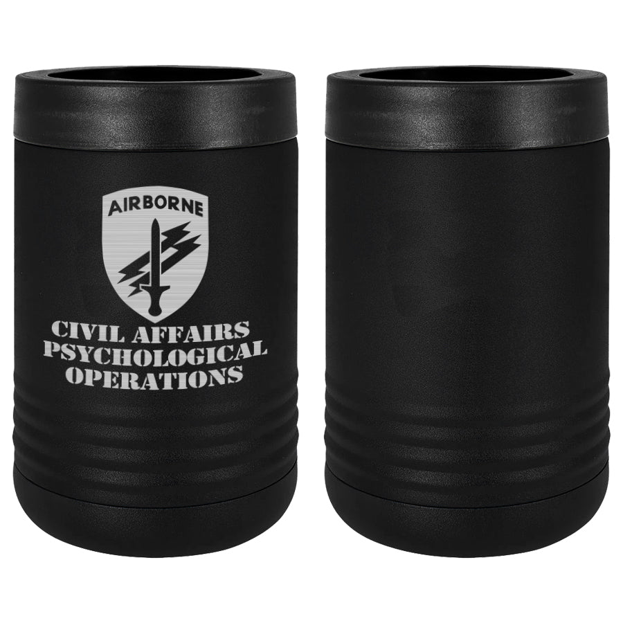 Army Civil Affairs Psychological Operations Laser Engraved Beverage Holder Mugs 