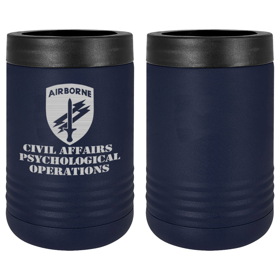 Army Civil Affairs Psychological Operations Laser Engraved Beverage Holder Mugs 
