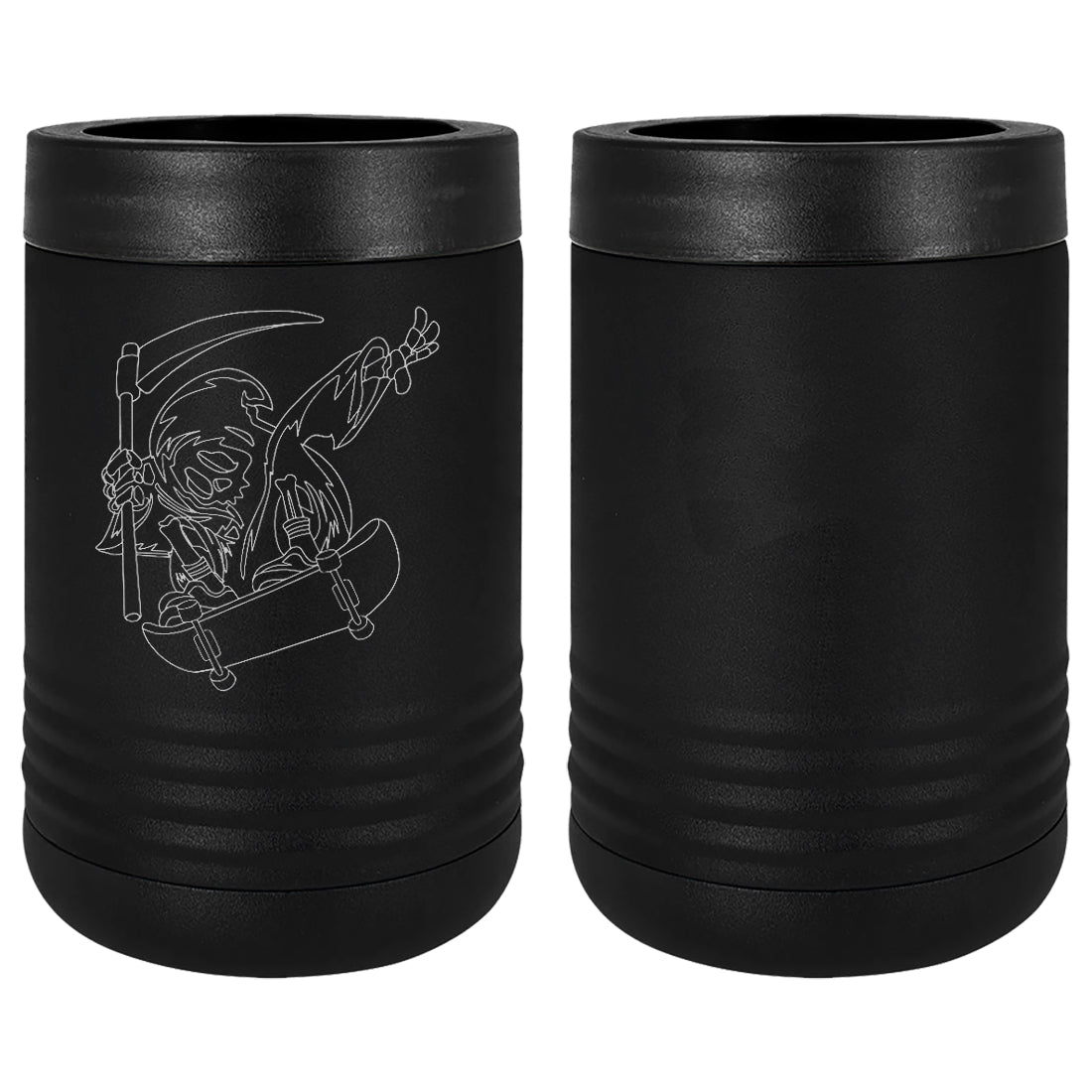 Skater Grim Reaper Laser Engraved Beverage Holder Mugs LEIH.0172.B