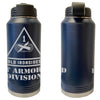 1st Armored Division Laser Engraved Vacuum Sealed Water Bottles 32oz