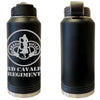 3rd Cavalry Regiment Laser Engraved Vacuum Sealed Water Bottles 32oz Water Bottles LEWB.0078.B
