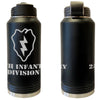 25th Infantry Division Laser Engraved Vacuum Sealed Water Bottles 32oz