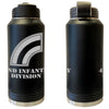 42nd Infantry Division Laser Engraved Vacuum Sealed Water Bottles 32oz Water Bottles LEWB.0097.B