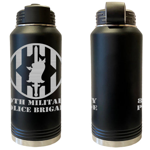 89th Military Police Brigade Laser Engraved Vacuum Sealed Water Bottles 32oz