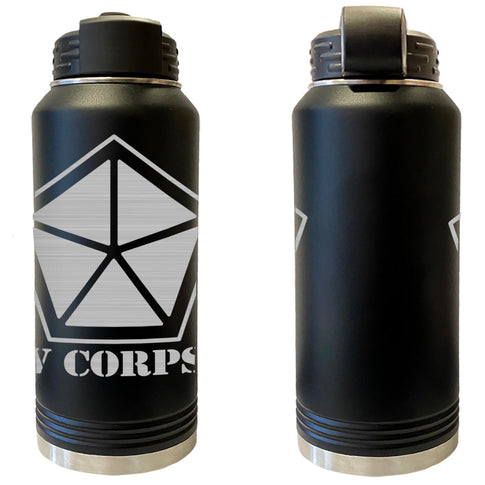 Army V Corps Laser Engraved Vacuum Sealed Water Bottles 32oz