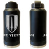 Army Vietnam Laser Engraved Vacuum Sealed Water Bottles 32oz