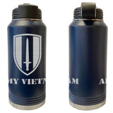Army Vietnam Laser Engraved Vacuum Sealed Water Bottles 32oz Water Bottles LEWB.0116.N