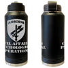 Army Civil Affairs Psychological Operations Laser Engraved Vacuum Sealed Water Bottles 32oz