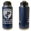 Army Civil Affairs Psychological Operations Laser Engraved Vacuum Sealed Water Bottles 32oz