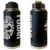 FUBAR Skull Grenade Laser Engraved Vacuum Sealed Water Bottles 32oz