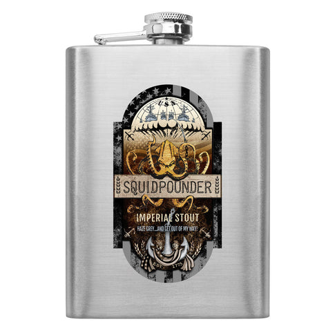 Navy Squidpounder Imperial Stout 8 oz. Flask
