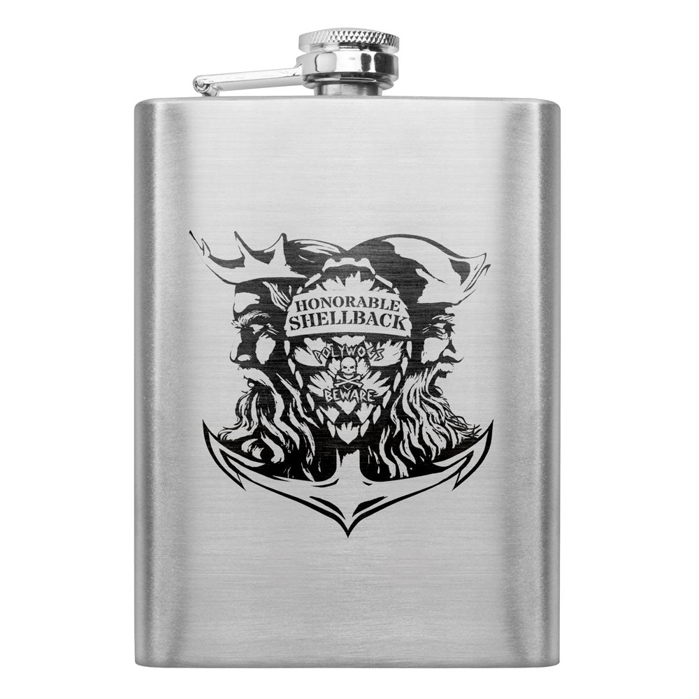 Honorable Shellback 8 oz. Flask – USAMM