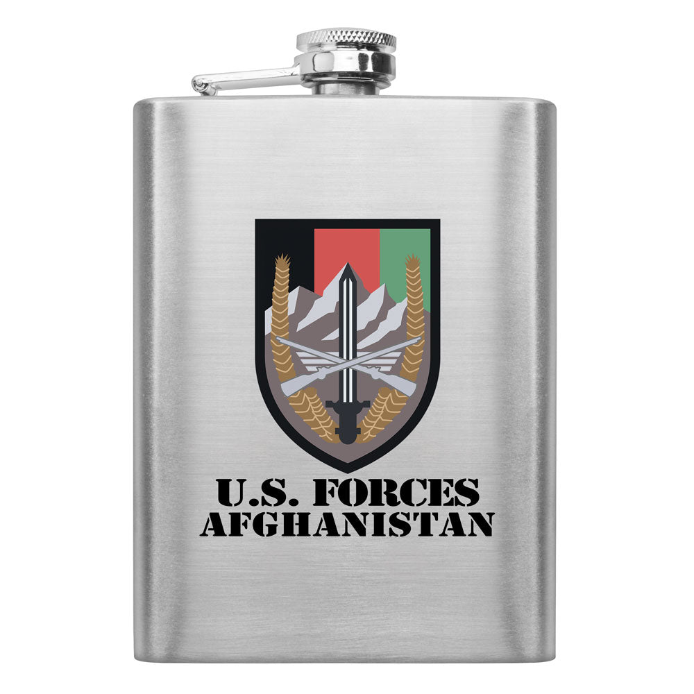 Full Color Army Unit 8 oz. Flasks Flasks LGFlask.0183