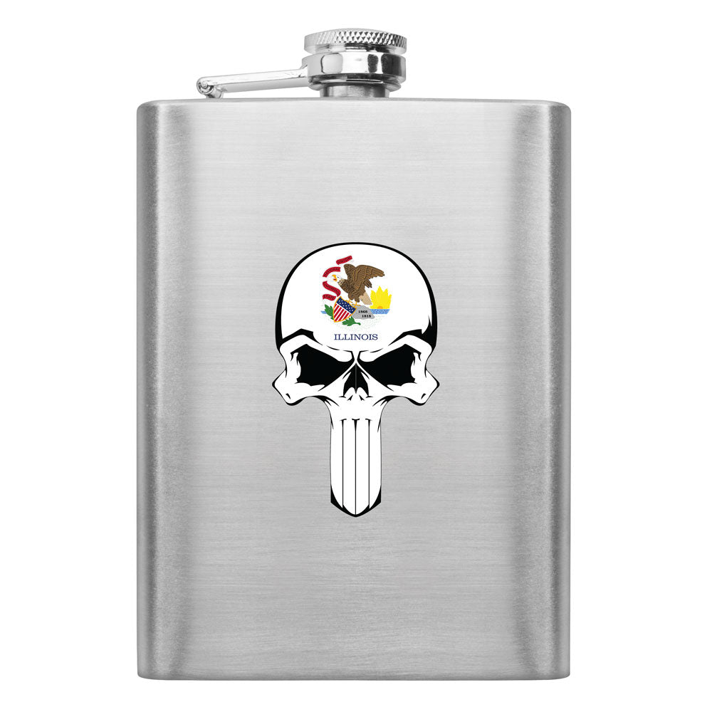 State Skull Flasks Flasks LGflask.0505