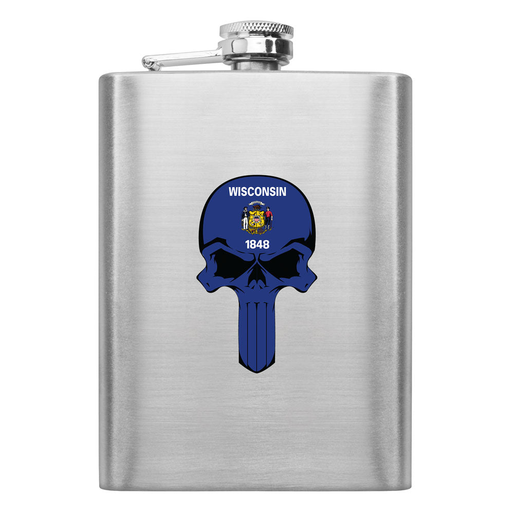 State Skull Flasks Flasks LGflask.0532