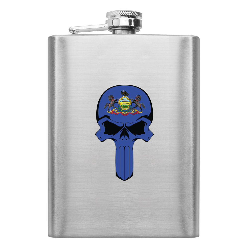 State Skull Flasks Flasks LGflask.0536