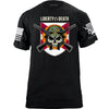 Liberty or Death Florida Skull T-Shirt Shirts YFS.7.029.1.BKT.1