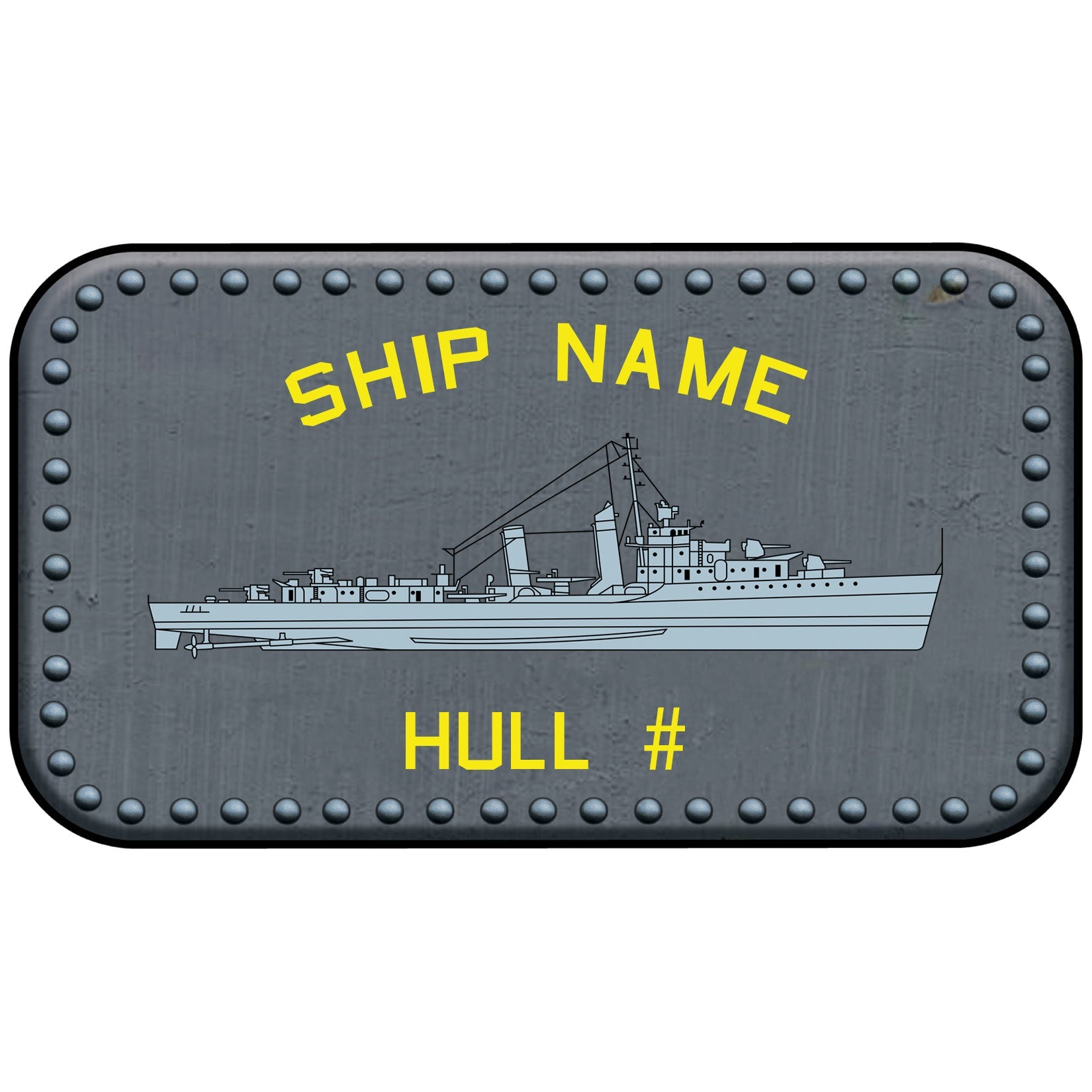U.S. Navy Custom Ship Sticker Stickers and Decals 