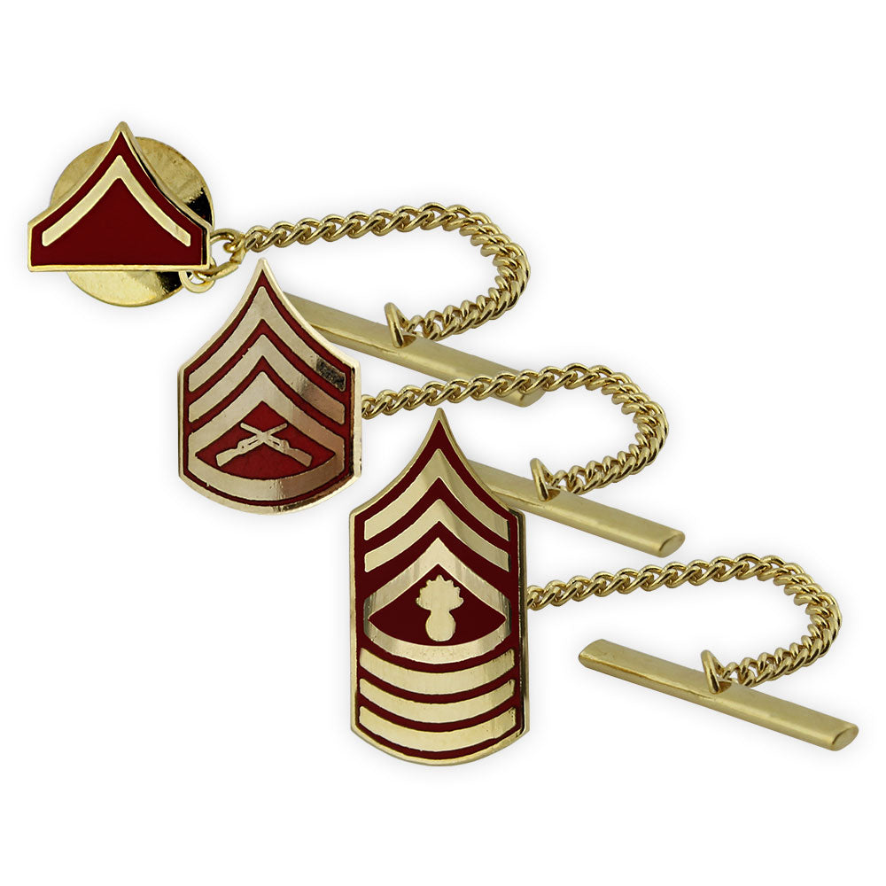Marine Corps Tie Tac Rank Rank 
