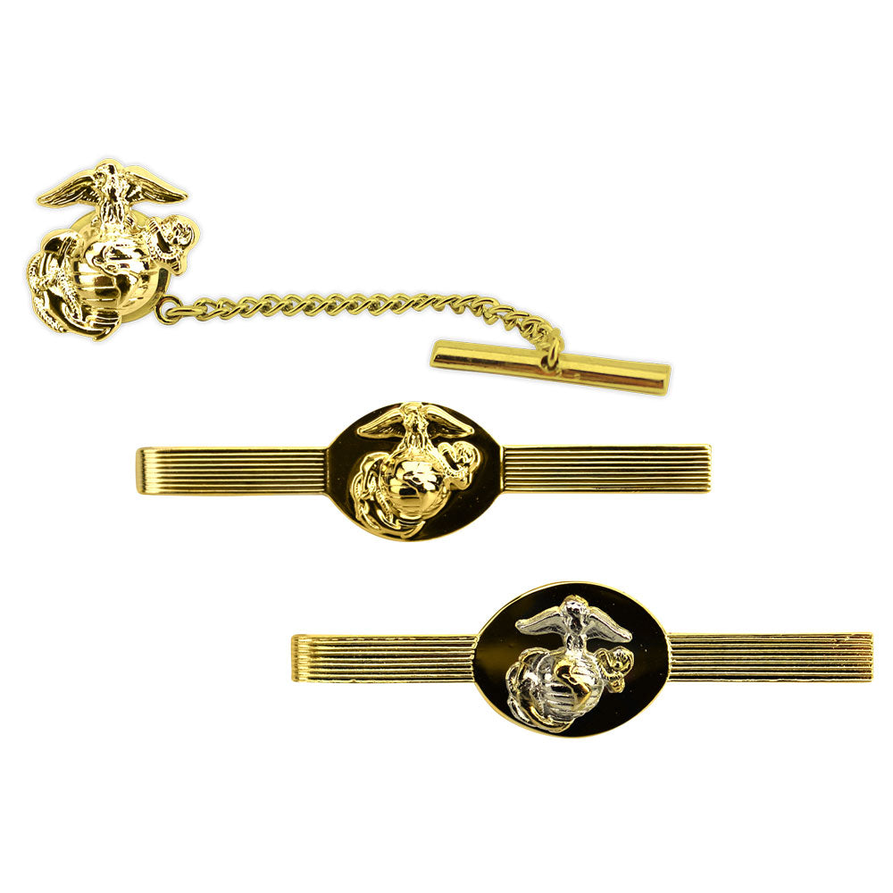 Marine Corps Tie Tacs & Clasps Pins 
