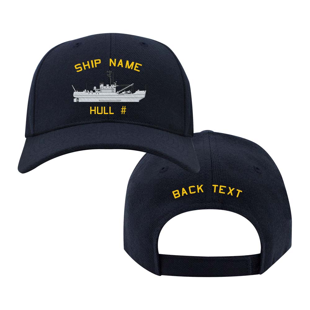 NCB U.S. Navy Custom Ship Caps - Navy Blue Mesquite