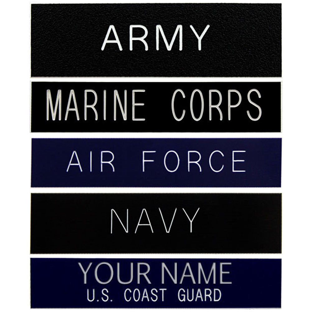 Engraved Plastic Military Name Plates USAMM