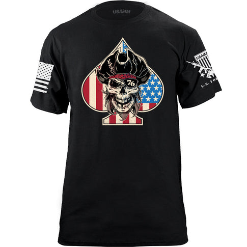 Pirate Spade USA Flag T-Shirt