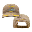 US Navy Custom Ship Cap - Coyote - Captain Scrambled Eggs - Raven Class Minesweeper Hats and Caps 