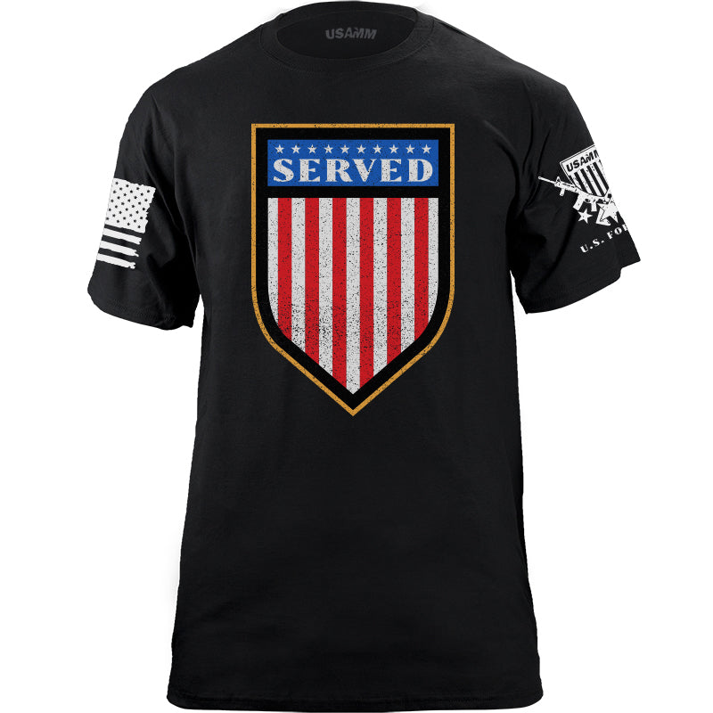 Served Shield T-shirt Shirts YFS.3.035.1.BKT.1