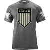Served Shield Drab T-shirt Shirts YFS.3.034.1.HGT.1