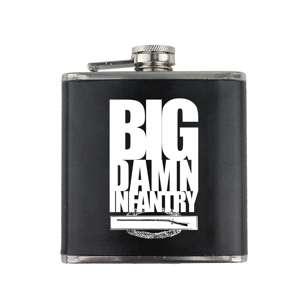 Big Damn Infantry 6 oz. Flask with Wrap Flasks 