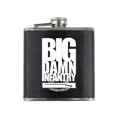 Big Damn Infantry 6 oz. Flask with Wrap