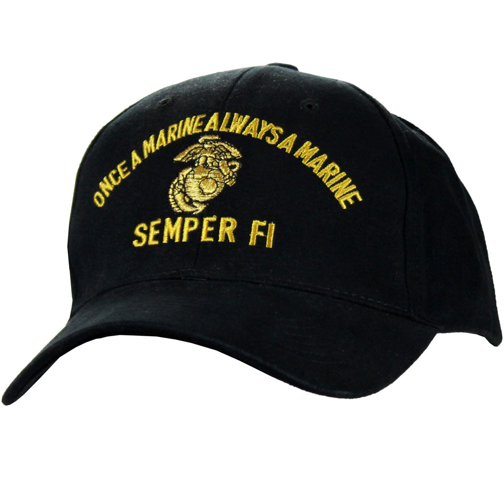Marine Semper Fi Once a Marine Cap Hats and Caps SP-3025