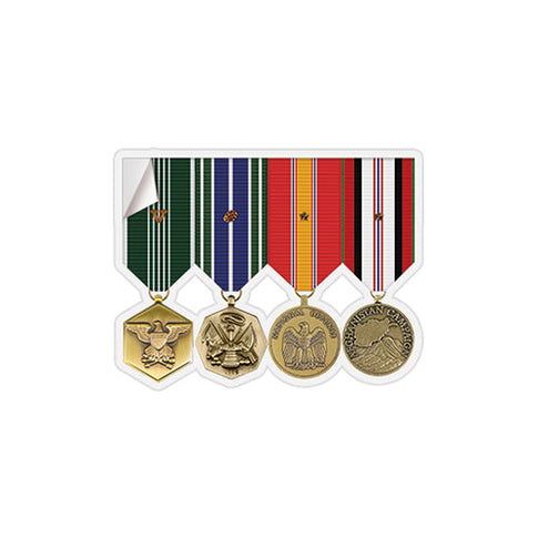 Mini Medal Rack Sticker