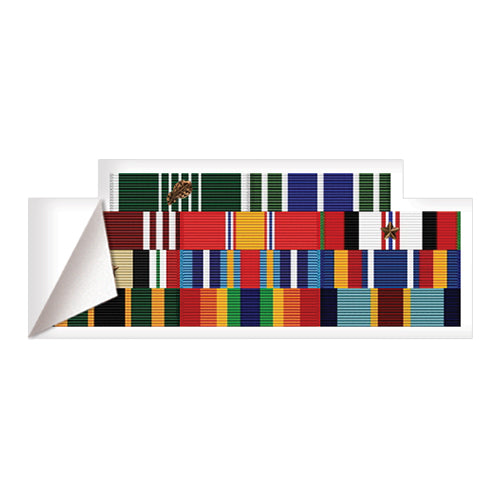 Large Ribbon Rack Sticker With Border Stickers and Decals 