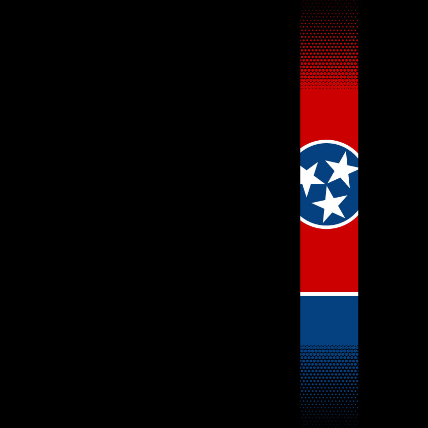 Skinny Tennessee Flag Vertical T-Shirt Shirts 