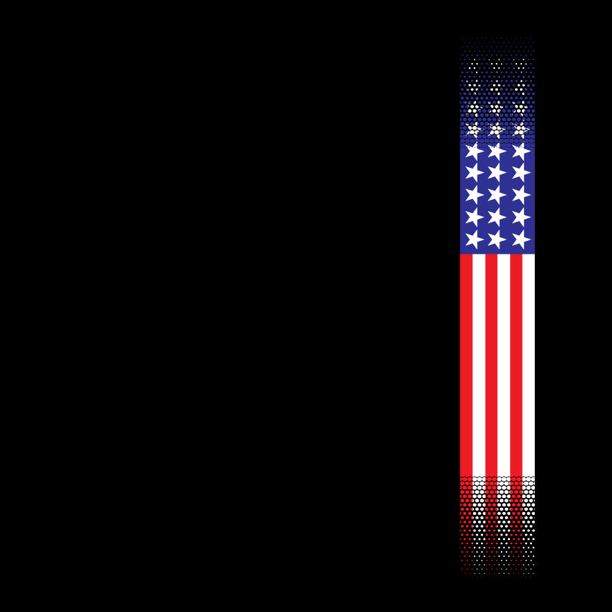Skinny US Flag Vertical T-Shirt Shirts 