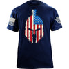 Spartan Distressed US Flag T-shirt Shirts 