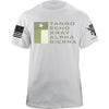 TANGO ECHO XRAY ALPHA SIERRA DRAB T-shirt Shirts YFS.3.037.1.WTT.1
