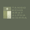 TANGO ECHO XRAY ALPHA SIERRA DRAB T-shirt Shirts 