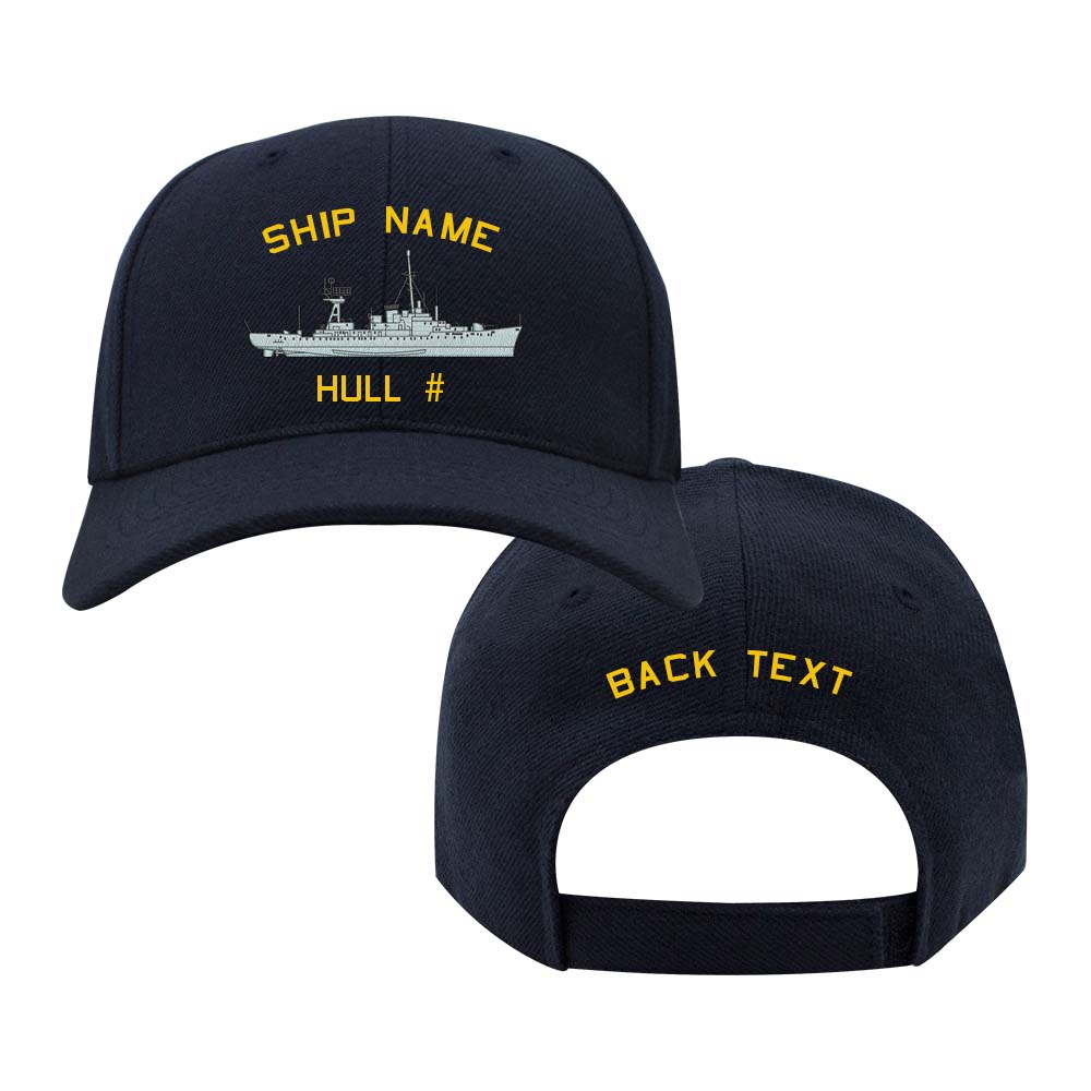 NCB U.S. Navy Custom Ship Caps - Navy Blue Treasury