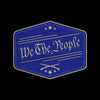 We The People Badge Blue T-Shirt
