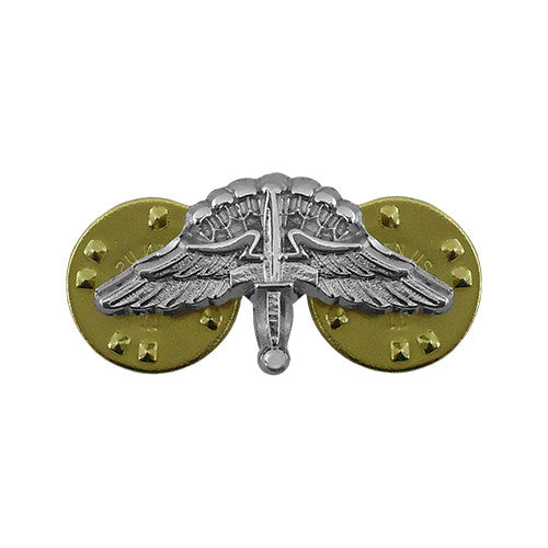 Miniature Military Free Fall Parachute (HALO Wings) Badge Badges 