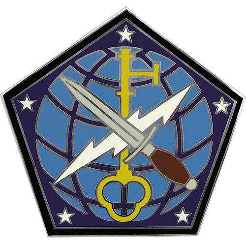 704th Military Intelligence Brigade Combat Service ID Badge