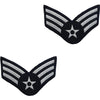 Air Force Full Color Embroidered Enlisted Rank - Small Size Rank AFR-7938