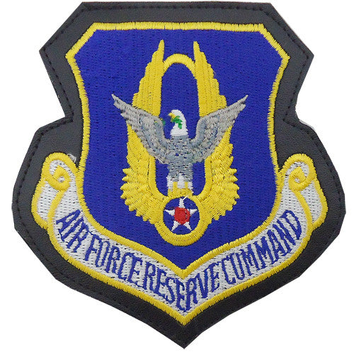 Air Force Reserve Command Full Color Patch with Leather Border Patches and Service Stripes 