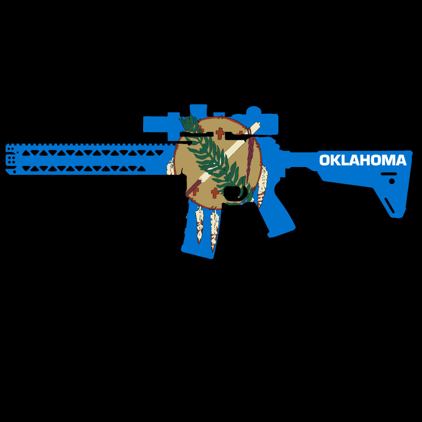AR Oklahoma Flag T-Shirt Shirts 