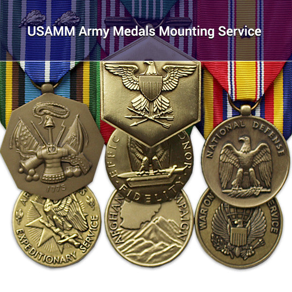 USAMM Army Medals Mounting Service Tailoring & Mounting Services 