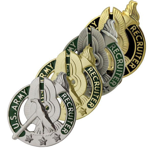 Recruiter Pin Army Recruiter Identification Badge – USAMM